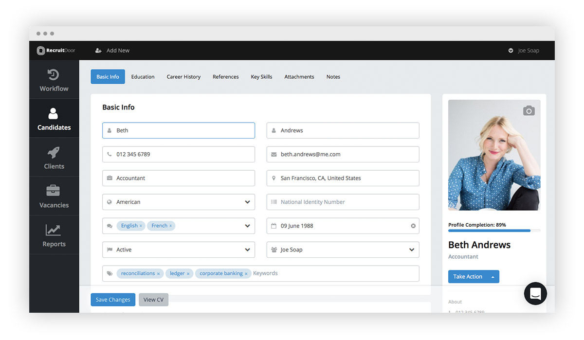 RecruitDoor Feature