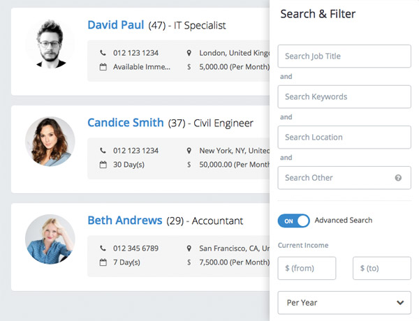 RecruitDoor Feature