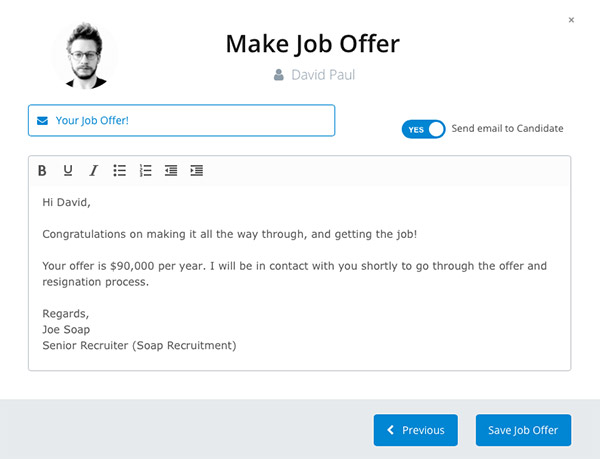 RecruitDoor Feature